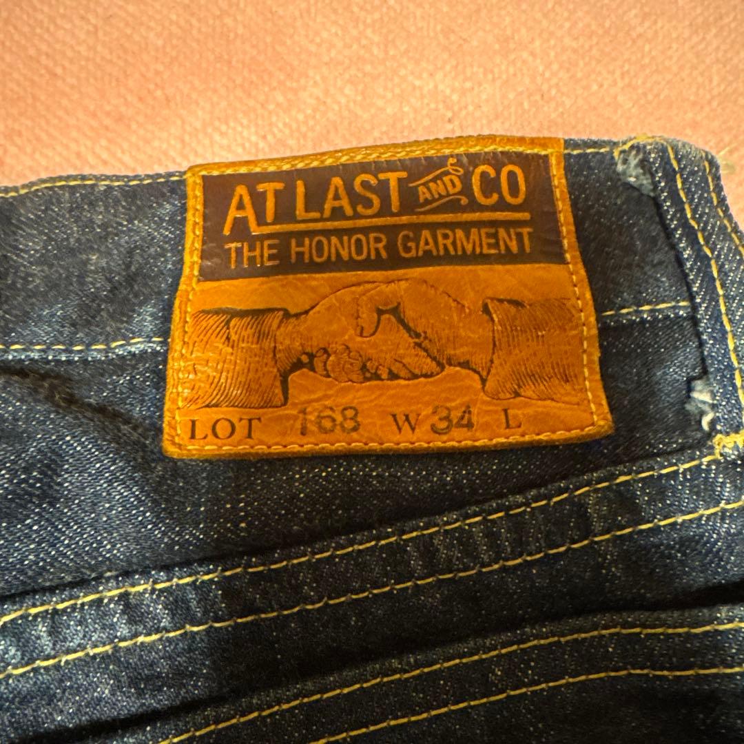 AT LAST & CO ストレートデニム W34 lot 168 - メルカリ