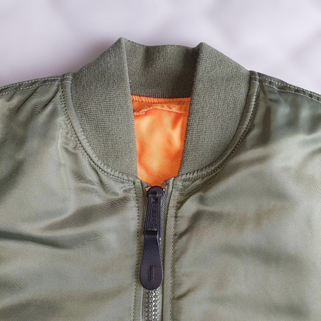 ALPHA アルファ MA-1 フライトジャケット アーカイブ Y2K カーキ