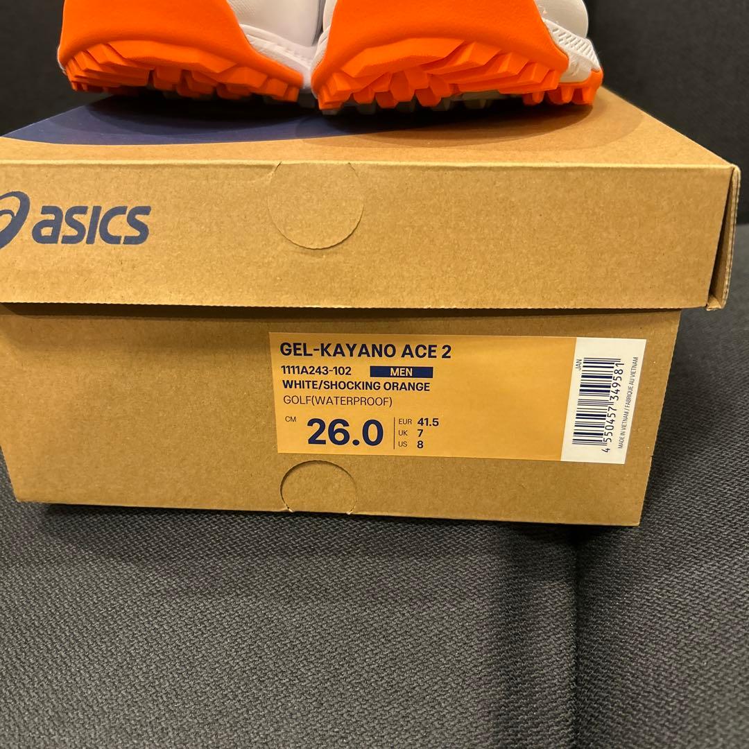 新品　ASICS GEL-KAYANO ACE 2 ゴルフシューズ 26.0cm