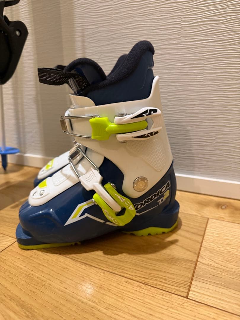 3点セット エラン ELAN 子供用スキー板 90cm スキーブーツ ストック