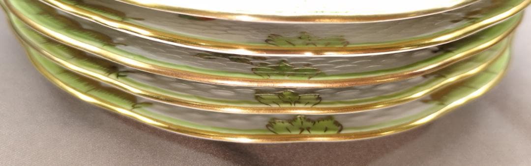 ヘレンド　ヴィクトリアブーケ（VBO）プレート　6枚セット　16.5cm