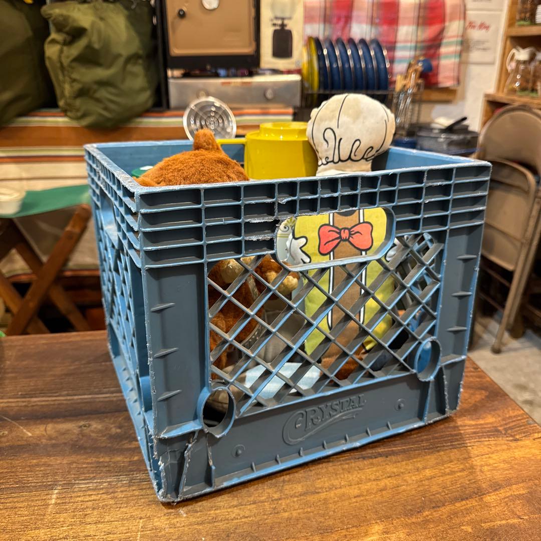 vintage USA milk crate ミルククレート Vintage Milk Crate ミルククレート USA製 店舗 ショップ ディスプレイ