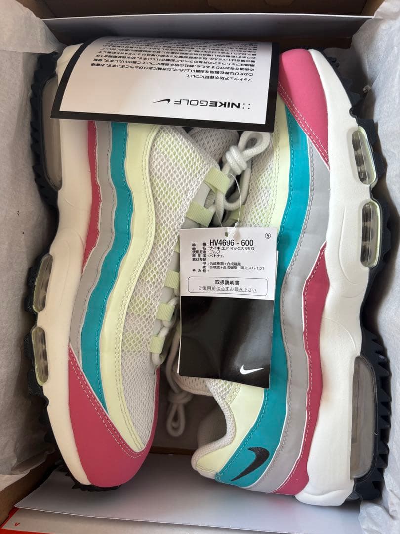 新品未使用　ナイキ　ゴルフシューズ　エアマックス95 27.5cm