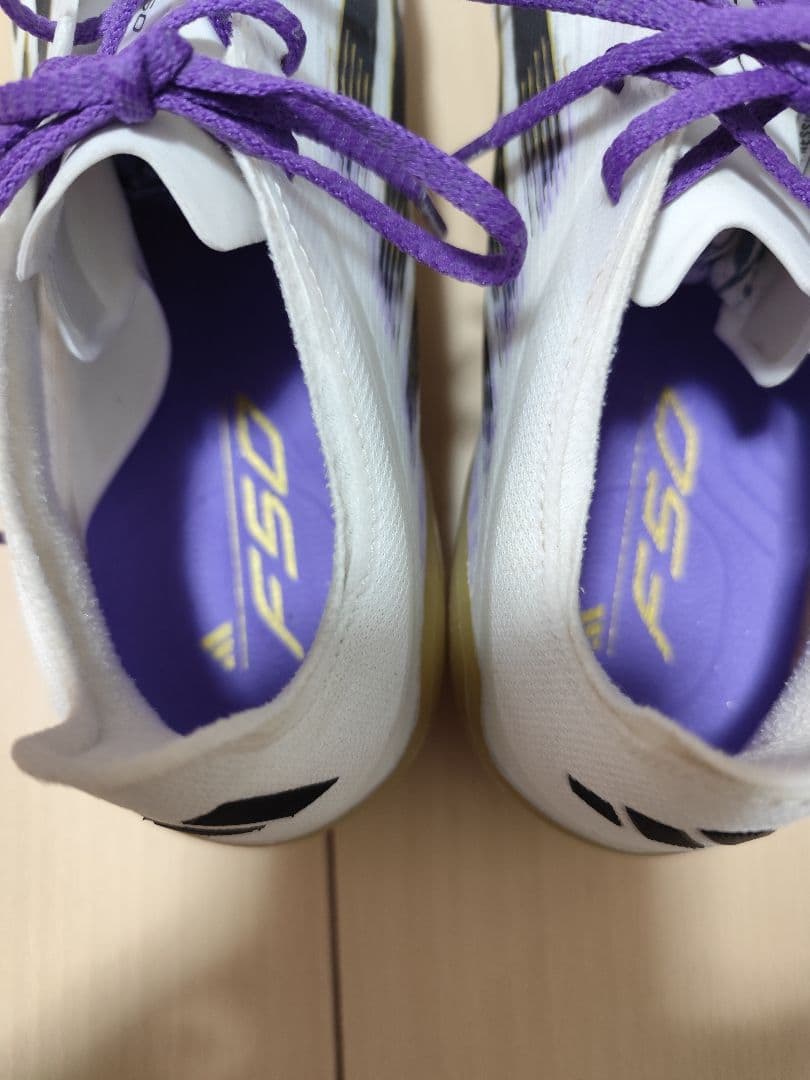 F50 PRO スパイク 27.5cm ホワイト/パープル