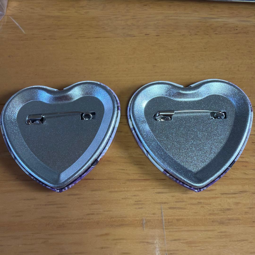 レア 剣が君 黒羽実彰 ごひいき ハート缶バッジ - メルカリ