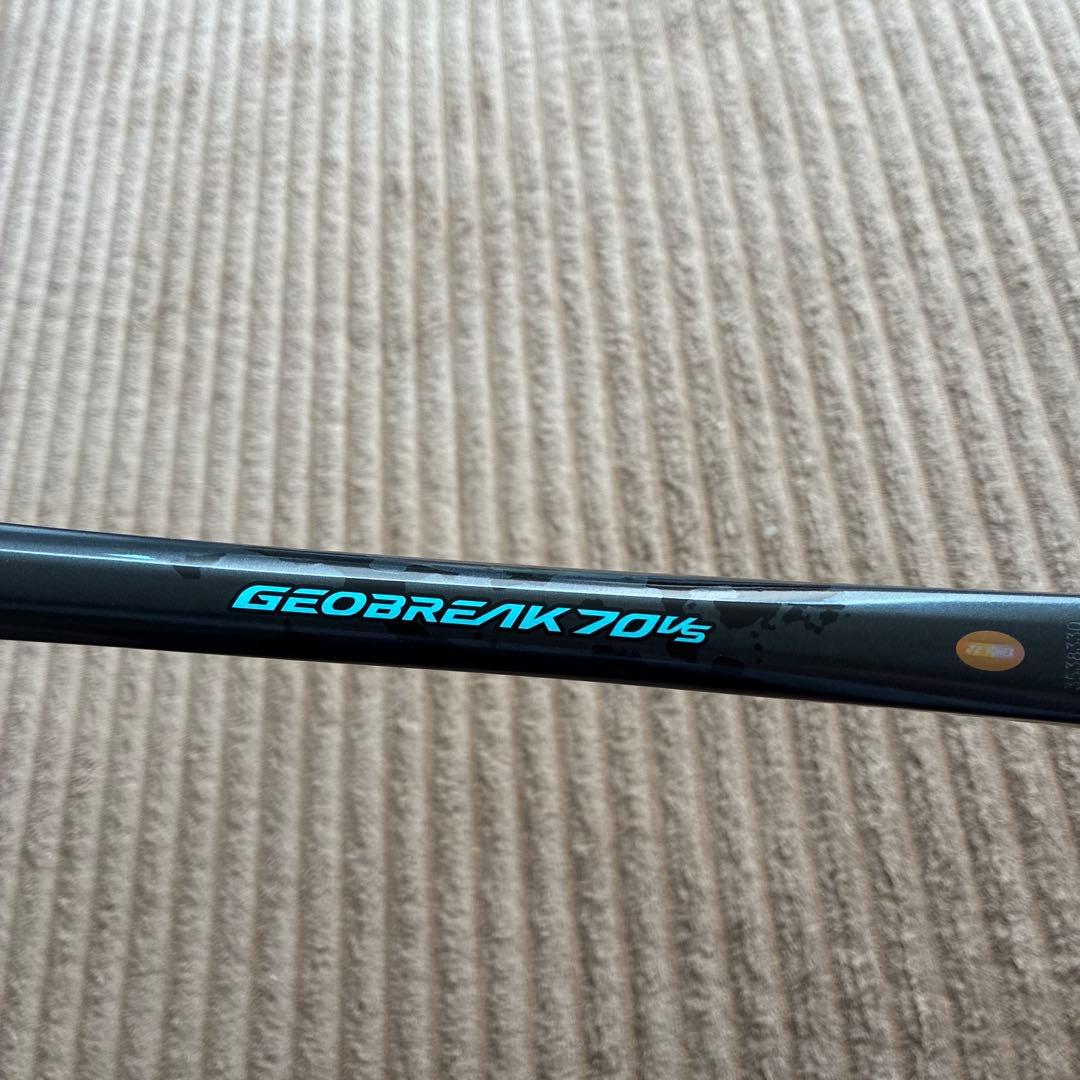 《本日で出品終了にします》GEOBREAK 70vs 軟式テニスラケット