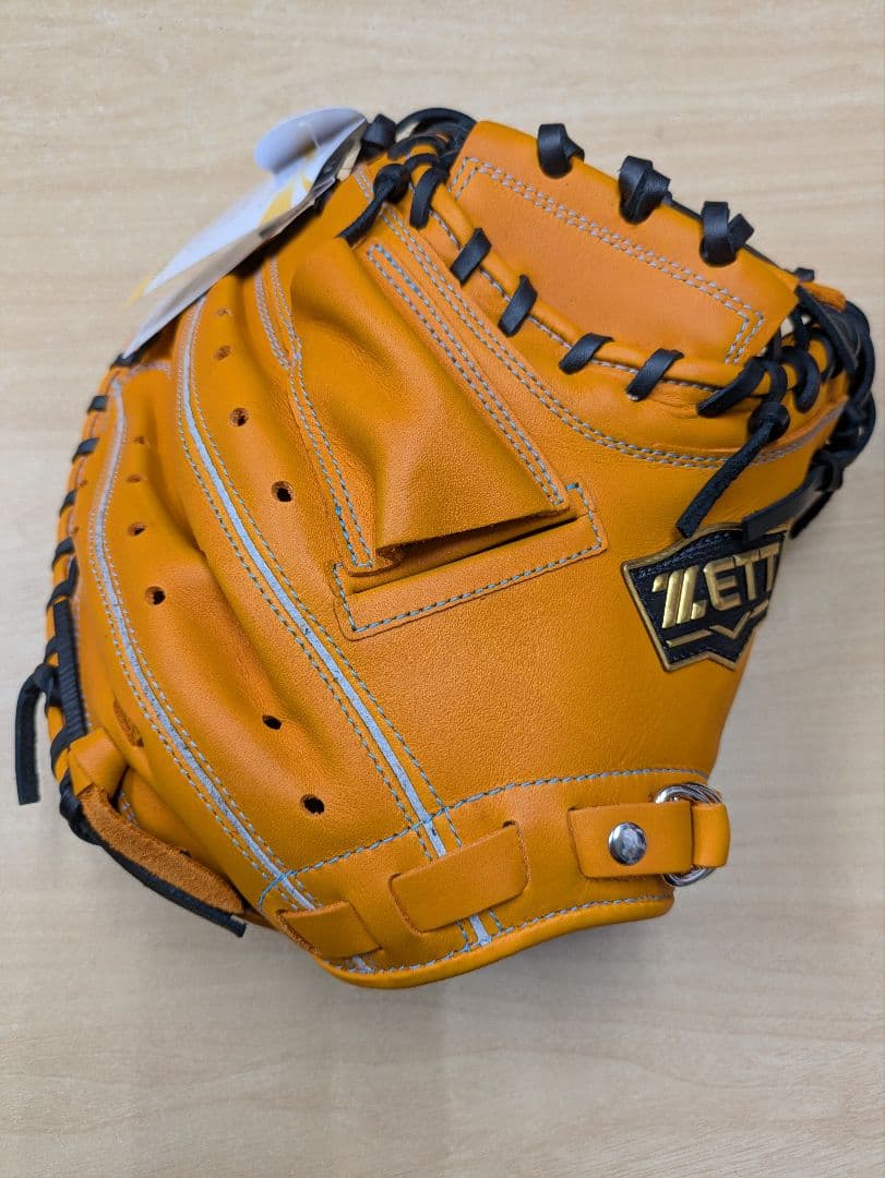 ZETT 少年軟式野球 キャッチャーミット オレンジ ZETT キャッチャー