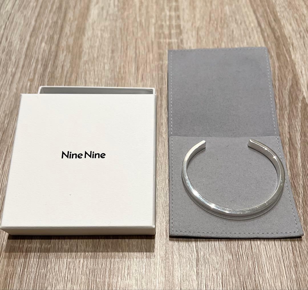 Nine Nine シルバー925 バングル　幅6mm 22-B-007 シルバーバングル・シルバーブレスレット｜シルバー925 バングル｜幅