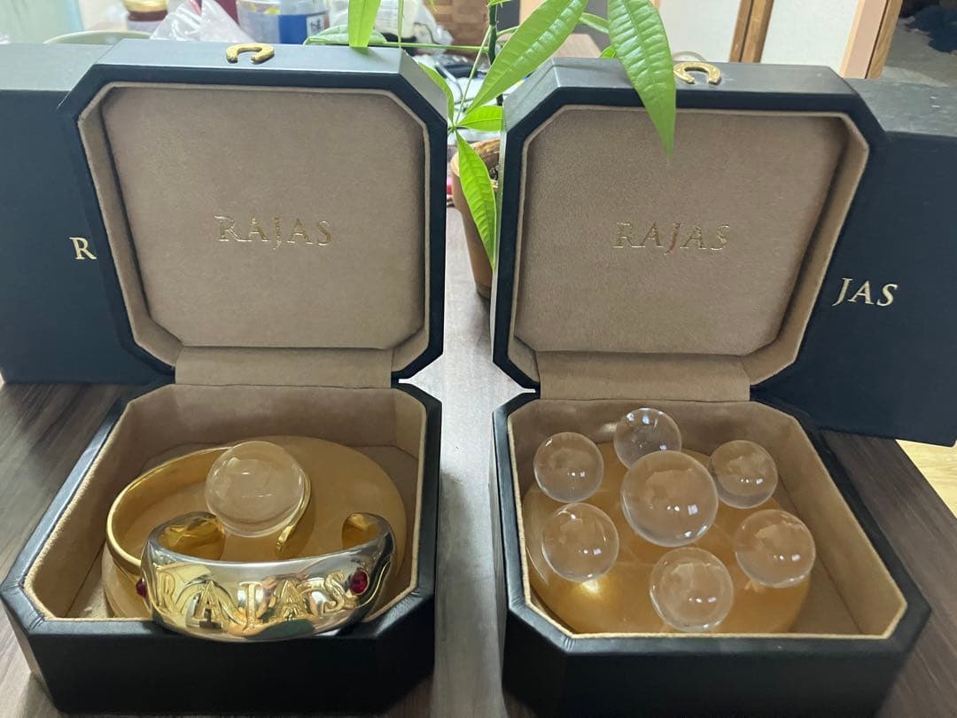 RAJAS ゴールド ブレスレット 2個セット