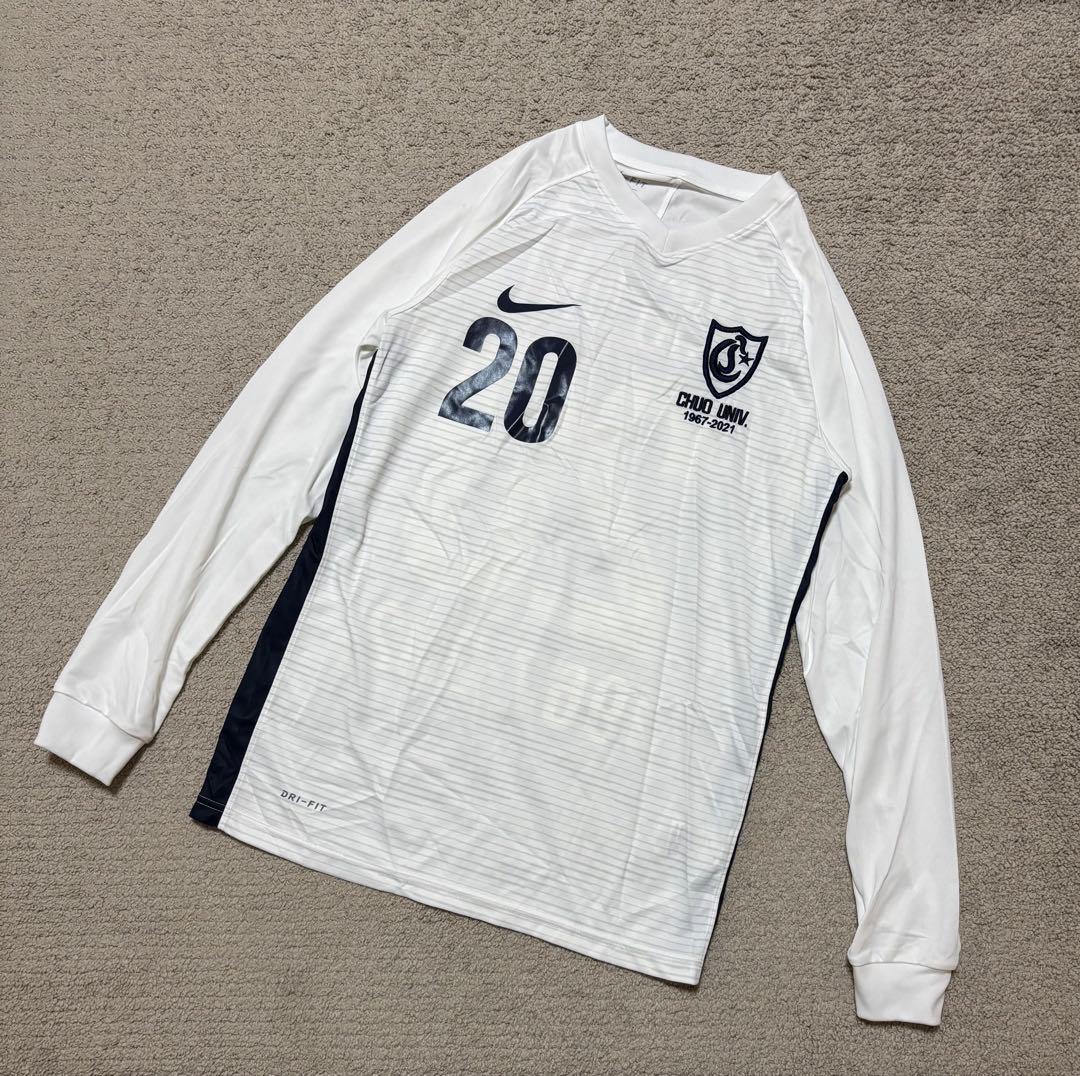 サッカー　中央大学　ナイキ　ユニフォーム　トレーニングウェア　プラクティスシャツ サッカー 中央大学 ナイキ ユニフォーム トレーニングウェア