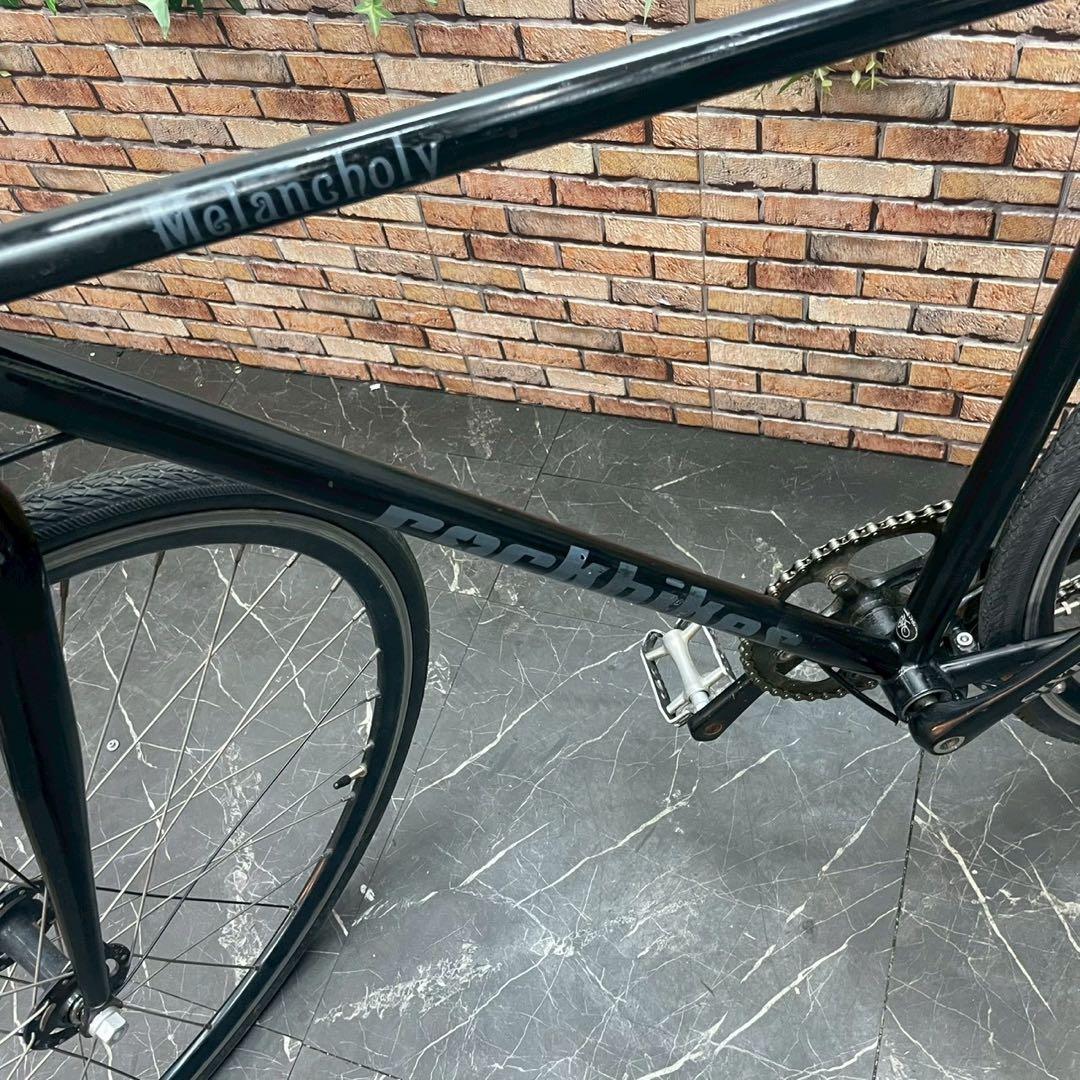 87】ピストバイク rockbikes Melancholy ブラック - メルカリ