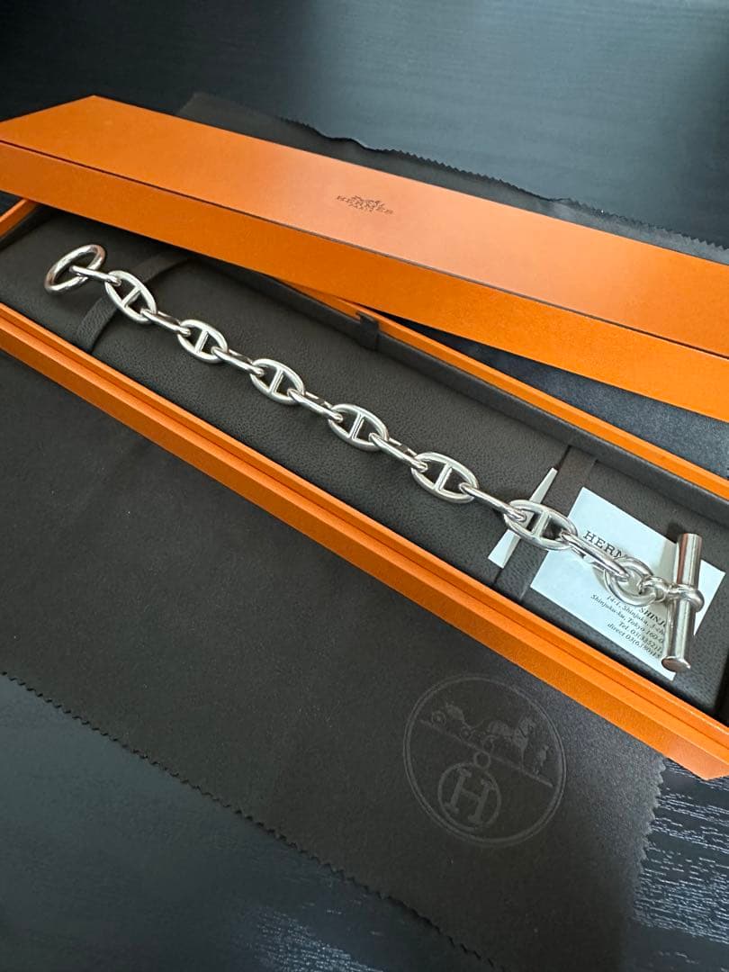HERMES Chained'Ancre GM13コマ エルメスシェーヌダンクル エルメス ブレスレット シェーヌダンクル GM 13コマ | 東京銀座の