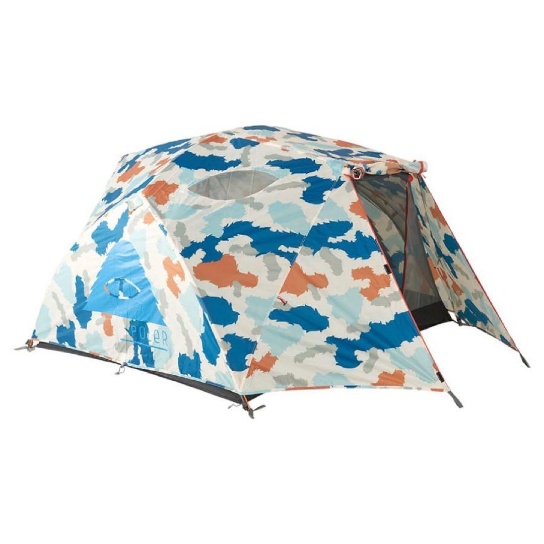 【未使用】POLER 2PERSON TENT キャンプテント迷彩柄 POLeR(ポーラー)の2MAN TENT(2マンテント)が入荷！遊び心が溢れる