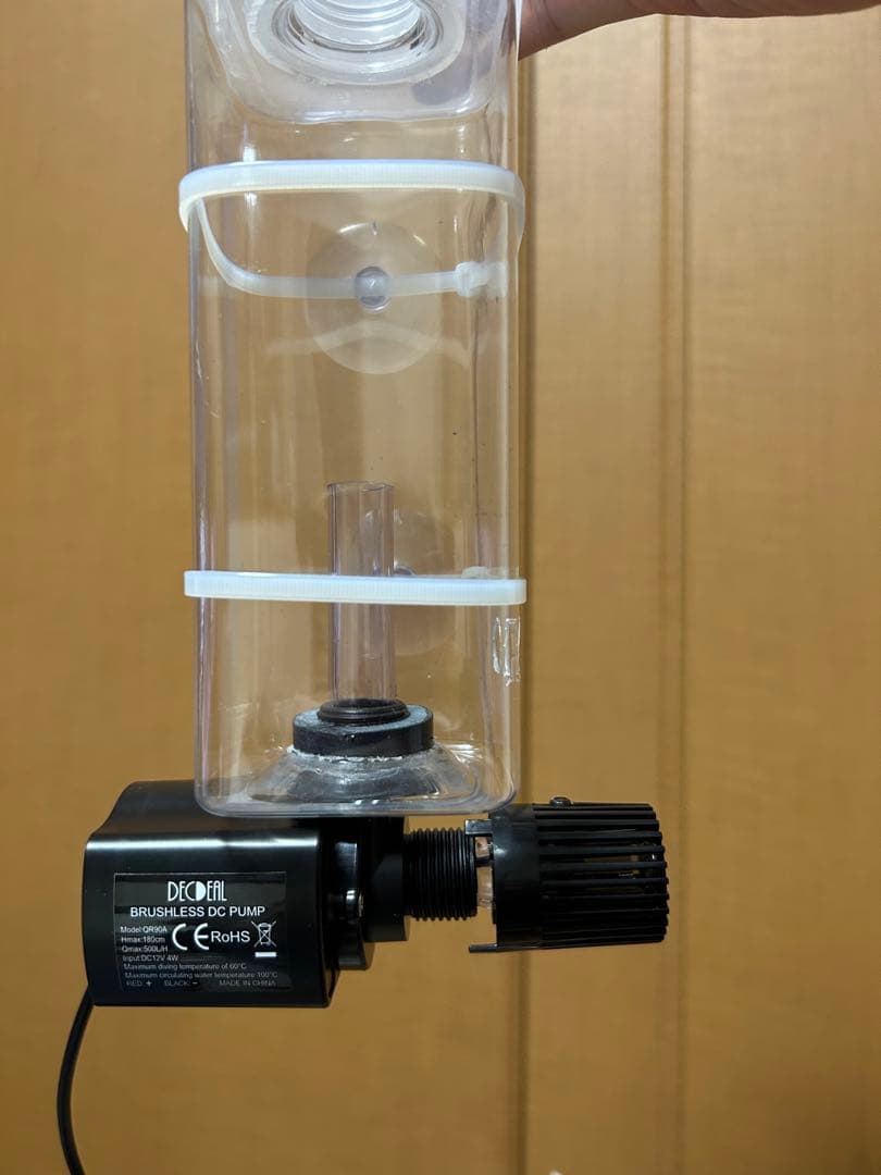 アジクーラー用 ベンチュリー式プロテインスキマー ポンプ付 ヤエン