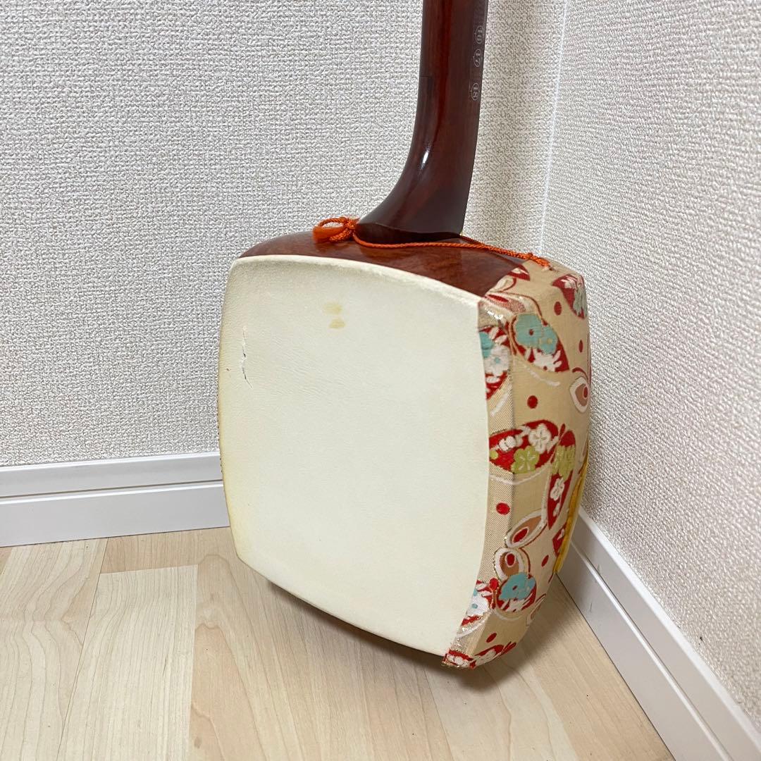 三味線　中棹　紅木　高級　こうき　トチ　2.5cm 小唄・地唄