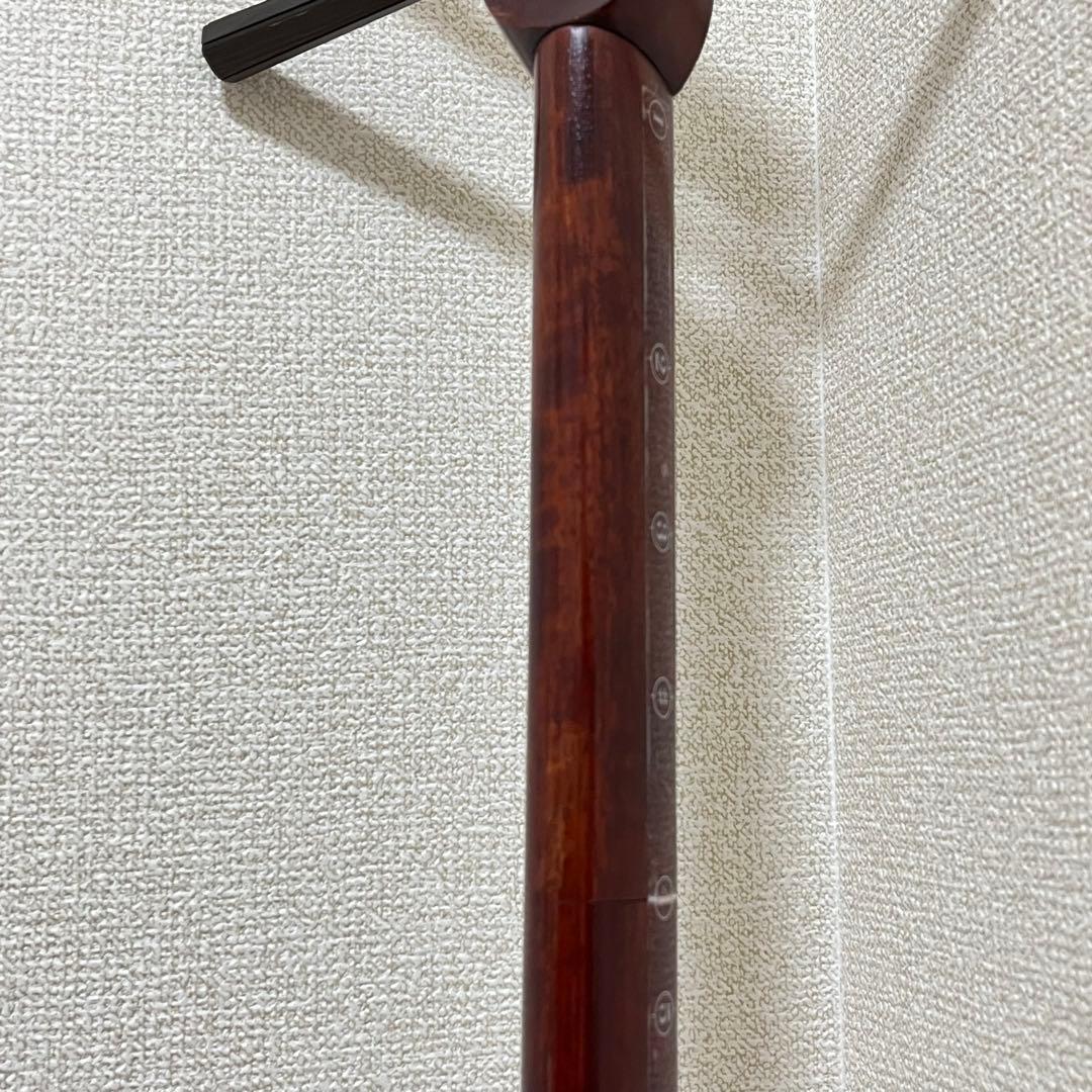 三味線　中棹　紅木　高級　こうき　トチ　2.5cm 小唄・地唄