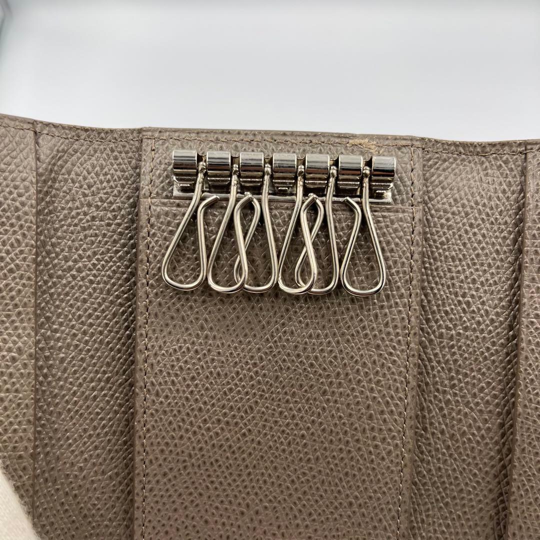 ✨高級感✨良品✨Camille Fournet キーケース ベージュ 6連 ✨高級感