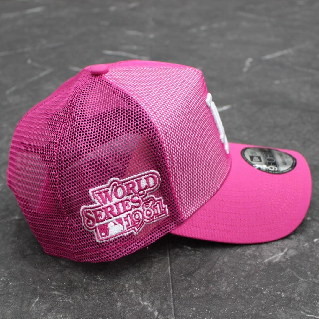 NEW ERA LA ドジャース メッシュキャップ 海外モデル ピンク - メルカリ