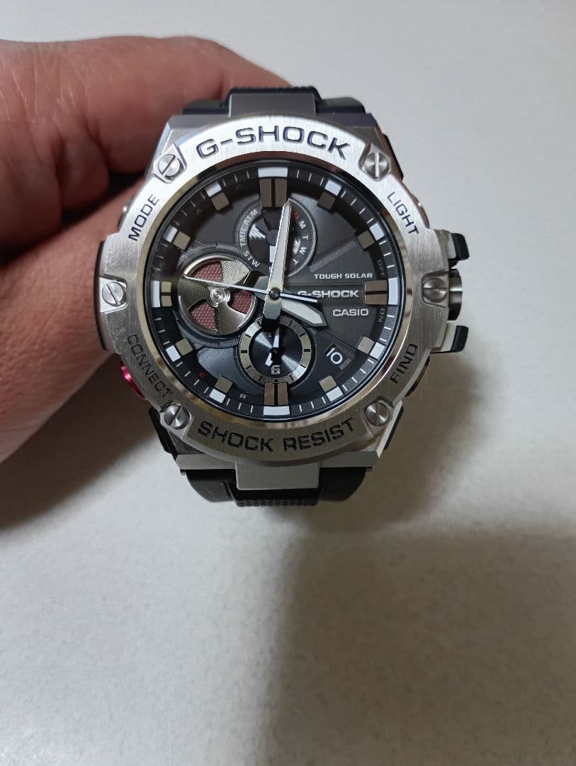 ほぼ新品G-SHOCK⭐G-STEEL⭐GST-B100-1AJF