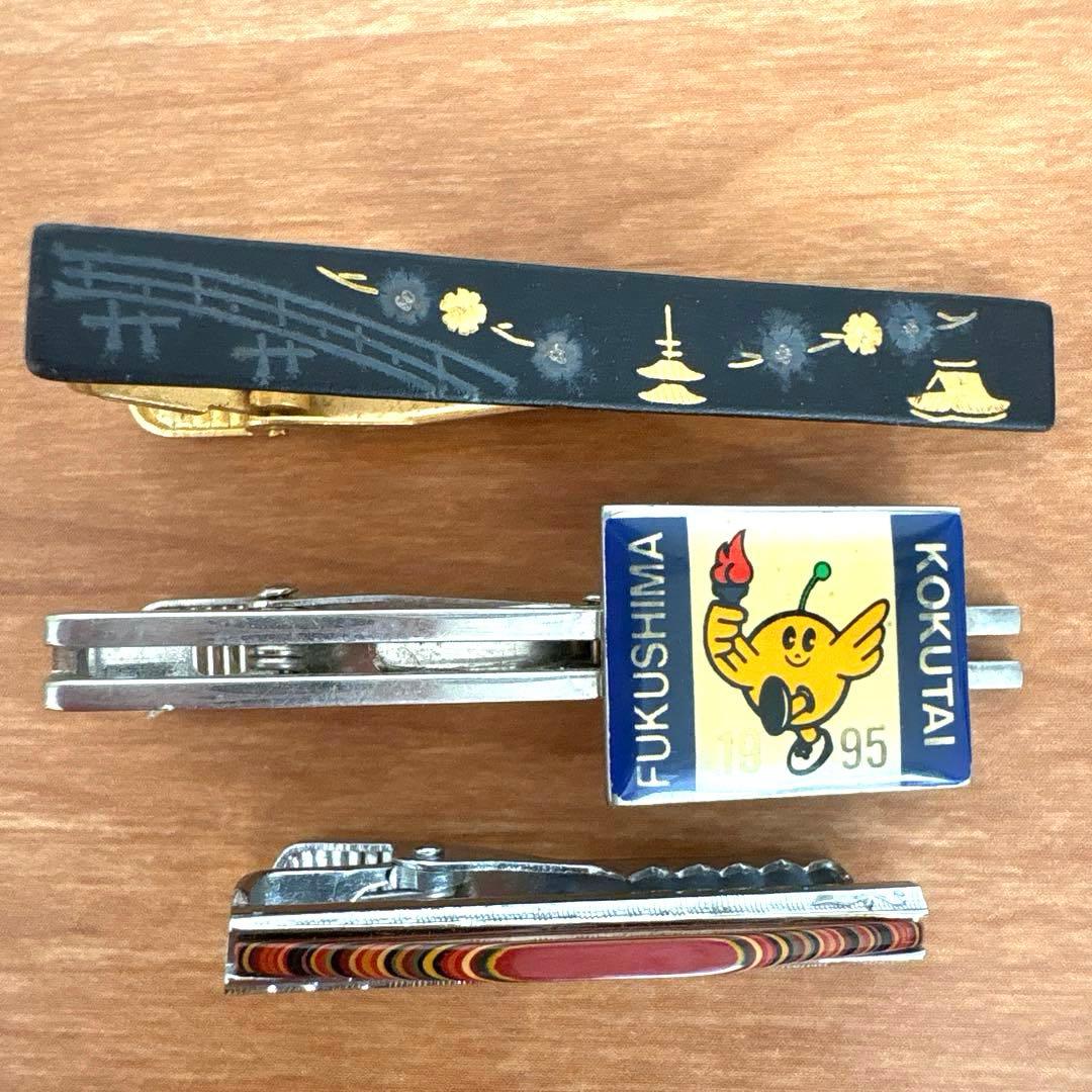 ネクタイピン 4点セット 京都 オーストラリア オパール 福島国体 ほか