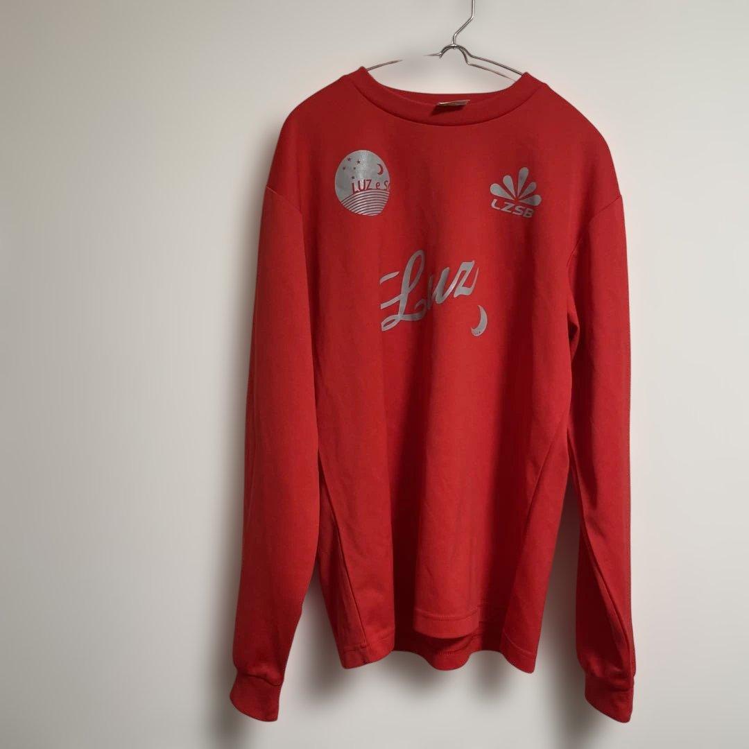 LUZeSOMBRA (RODA別注)長袖 プラシャツ レッド　Мサイズ 割引セール 20％OFF】LUZeSOMBRA/ルースイソンブラ ジュニア 長袖