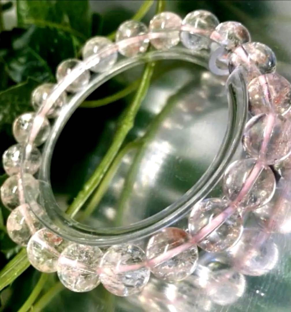 ローズクォーツ　極美品　オールドヒマラヤコレクション　約9.5〜9.9ミリ 僅かに再入荷☆愛と女性エネルギー溢れるイチゴミルクのような風合い