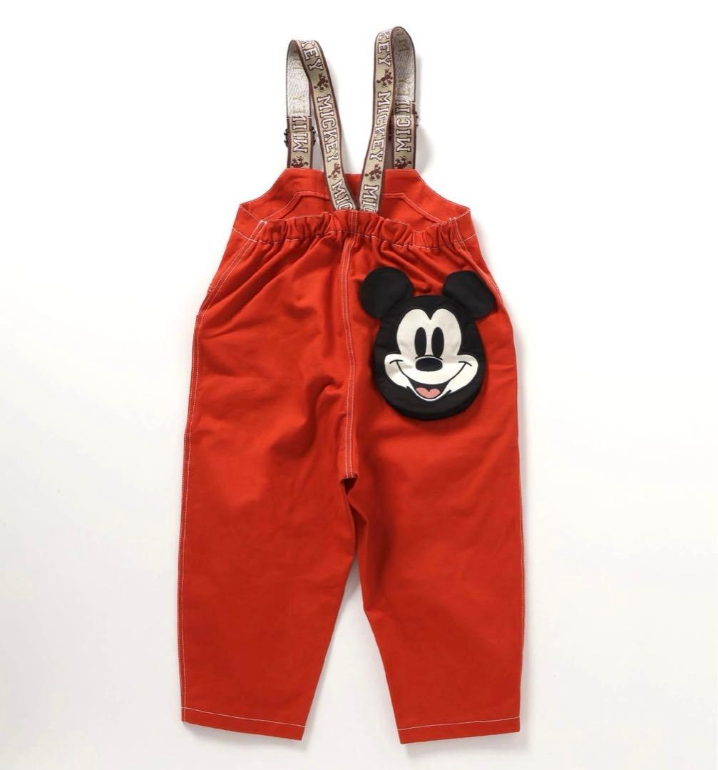 ディズニー ミッキー サロペットパンツ オーバーオール 80cm BREEZE