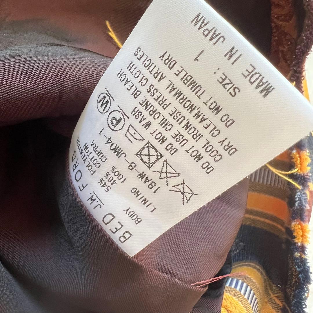 か*ん様 BED j.w.FORD ベッドフォード　カーテン　ジャガード　プルオ