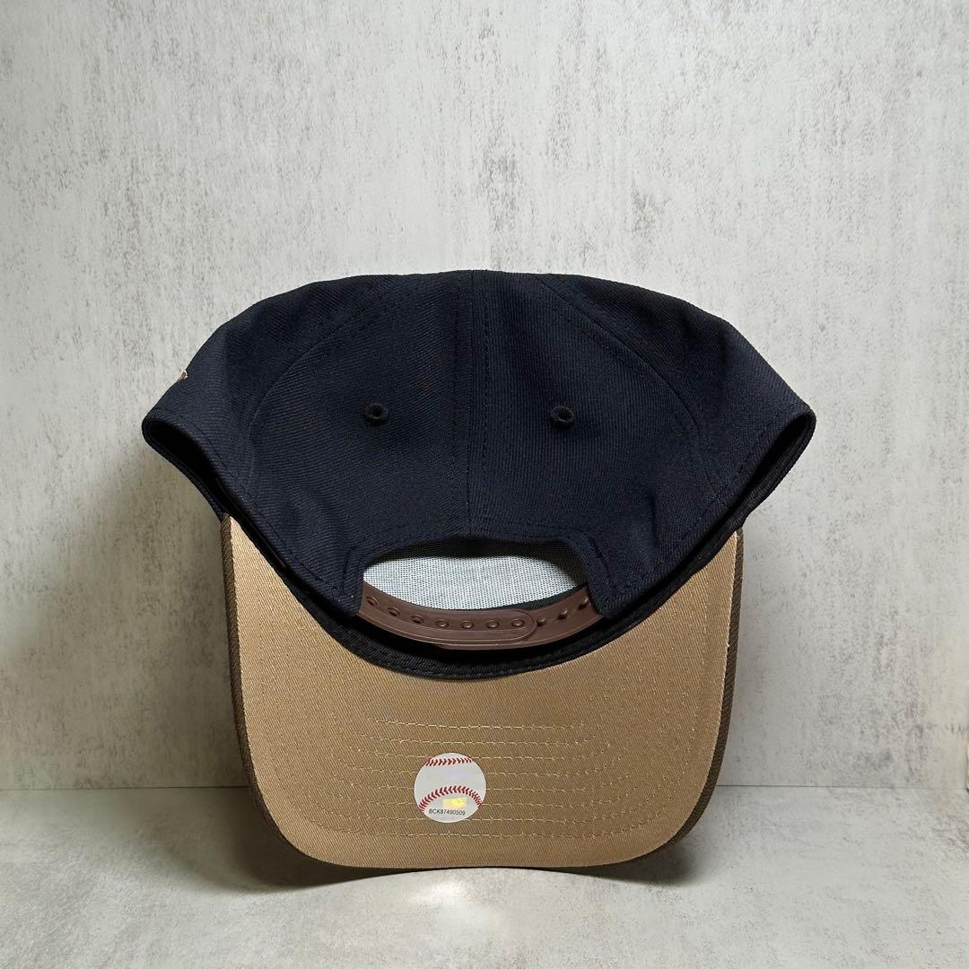 海外限定 ドジャース 9FORTY ネイビー ブラウン ツートン キャップ ①