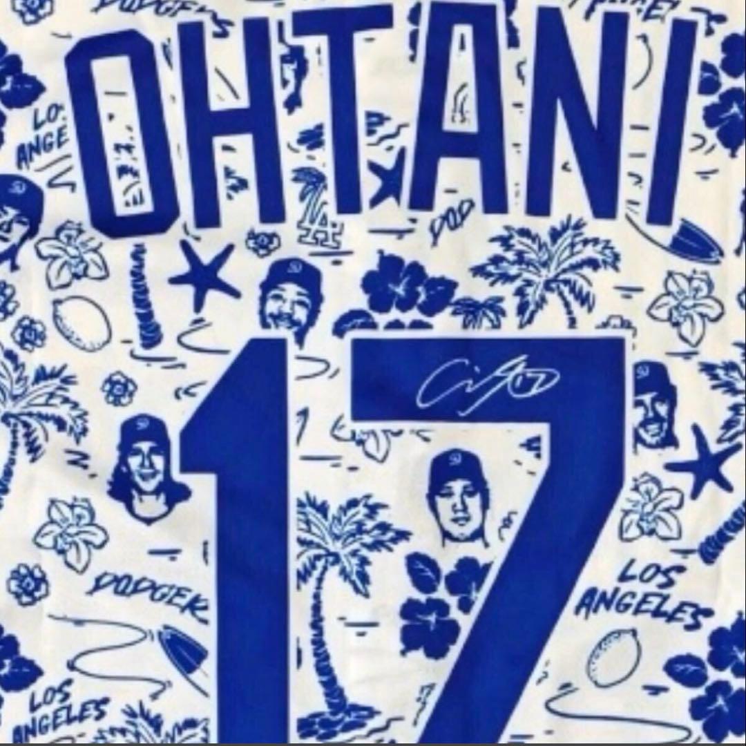 大幅値下！⭐️非売品⭐️大谷翔平 サインプリント ユニフォームアロハ