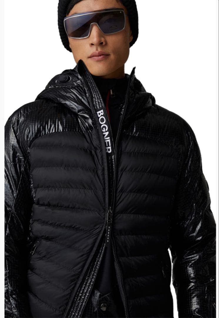 BOGNER ブラック メンズダウンジャケットMサイズ 254-3843-7593-