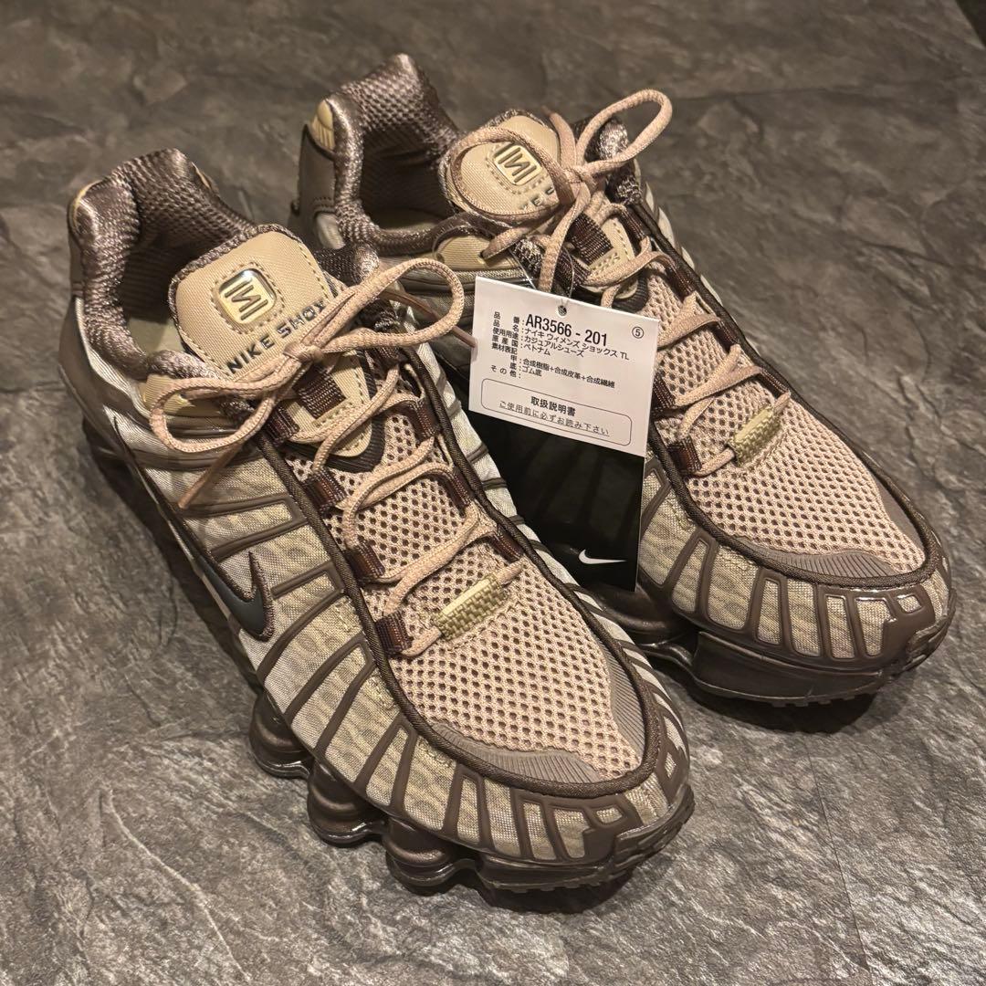 新品 Nike Shox TL Khaki ナイキ ショックス カーキ 24㎝ - メルカリ