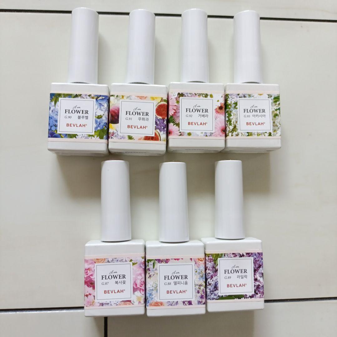 BEVLAH フラワージェルネイルカラー 7色セット 楽天市場】【7色セット】ネコジェル ミルキーカラー7色セット 内容量3g