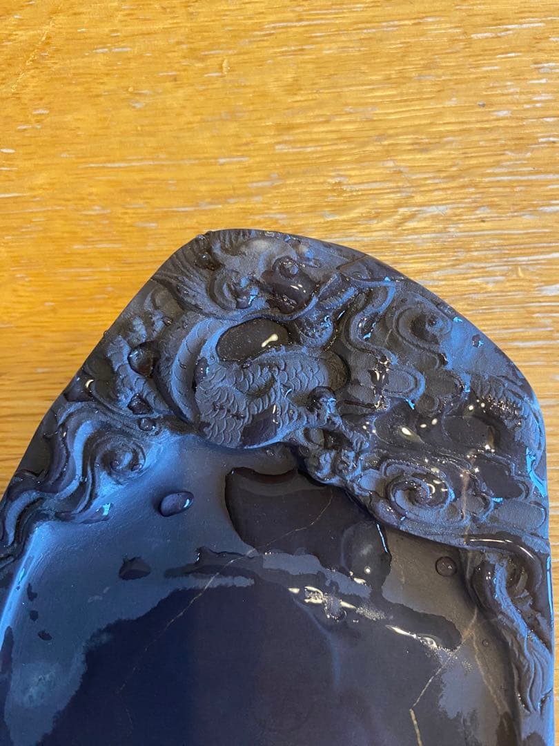 中国硯 端渓硯 老坑水巖の硯端溪硯 老坑 水巖 金綫 魚腦凍 蕉白 書道用品