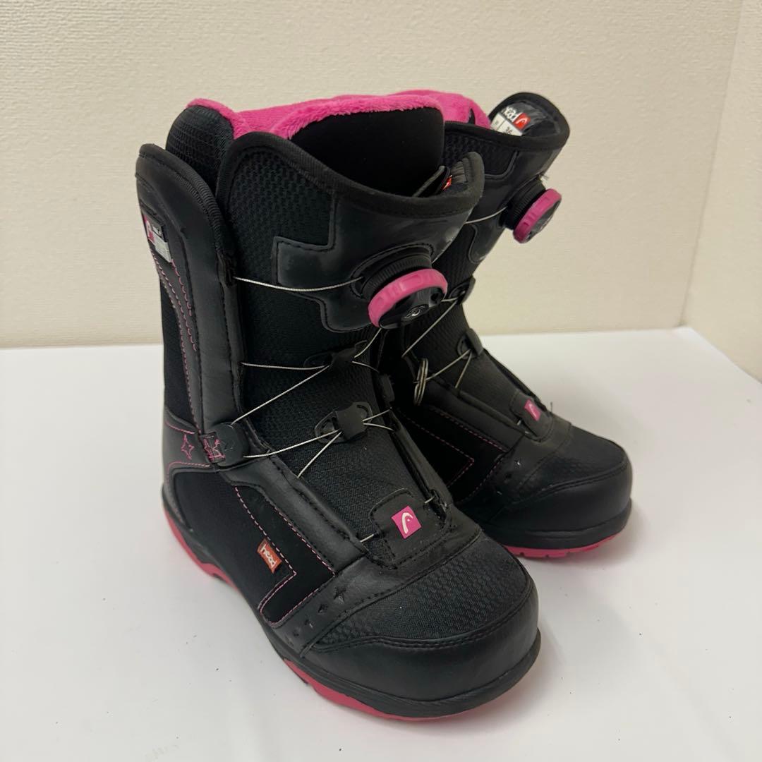 head 女性用スノーボードブーツ ブラック/ピンク　23.0cm