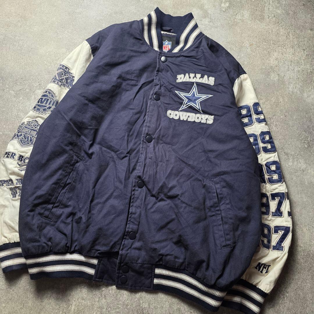 激レアNFLダラスカウボーイズスタジャンスーパーボウルアメフト