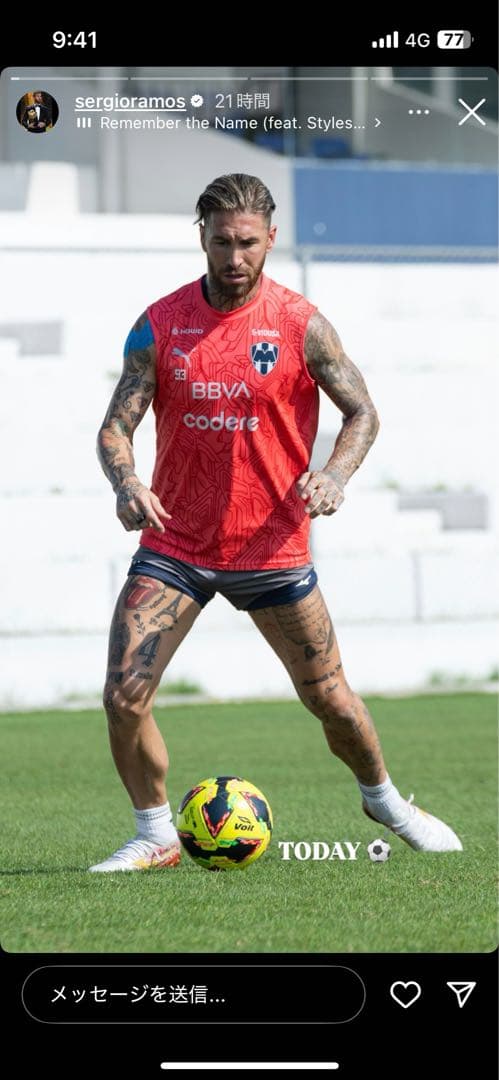 セルヒオ・ラモス着用モレリアネオ4 β Japan SR4 26.5cm