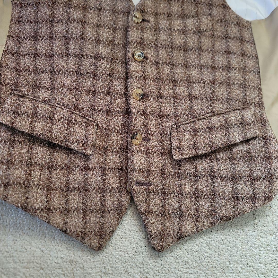 送料 無料ファッション - Yves Saint Laurent チェック柄ベスト