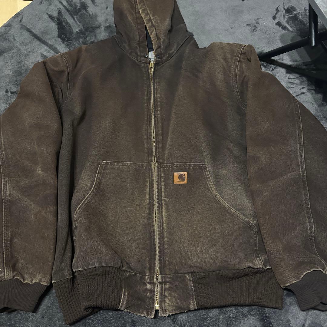 90s〜00s Carhartt アクティブジャケット Carhartt◇90s〜00s/アクティブジャケット/FRタグ/企業/usa製/フェード