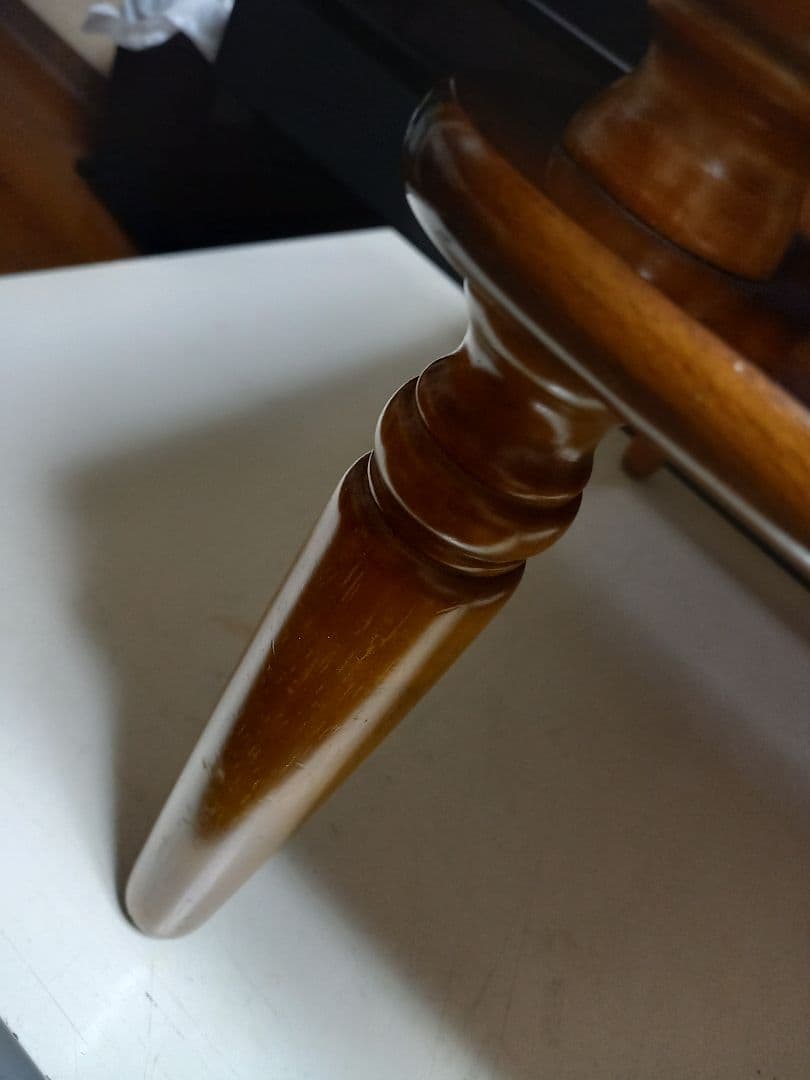 ぴぴ 様売約済 コロニアル ディスプレイ ガラス ウッド サイドテーブル