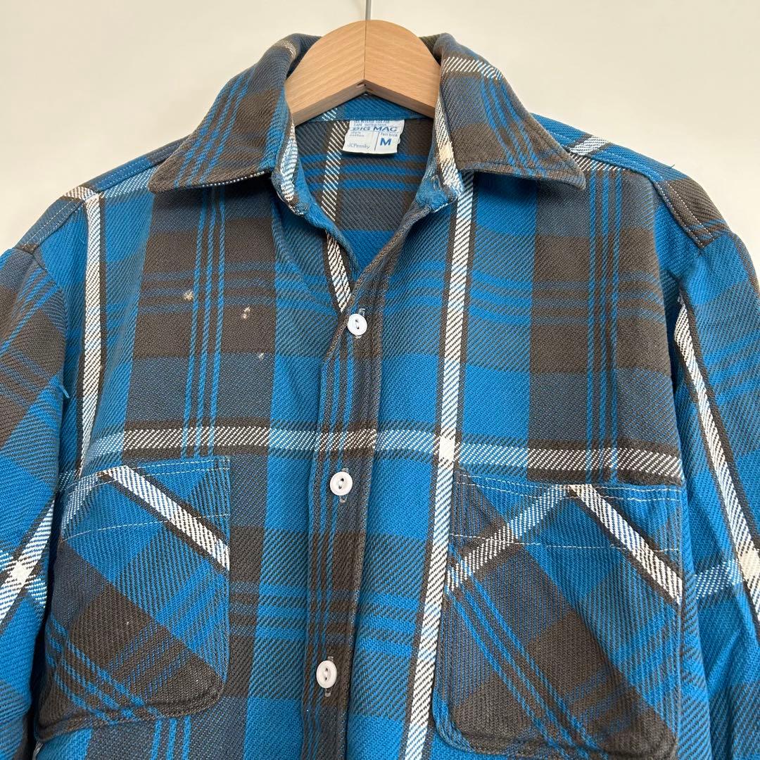 70年代 70s BIG MAC ヘビー ネルシャツ ビッグマック - メルカリ