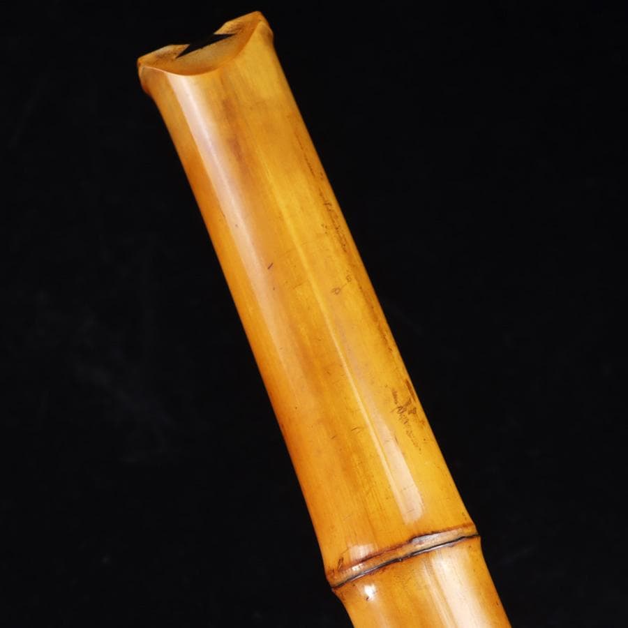 Y3273-3 琴古流 尺八 隆風銘 銀三線 全長48㎝ 竹製 EE - メルカリ