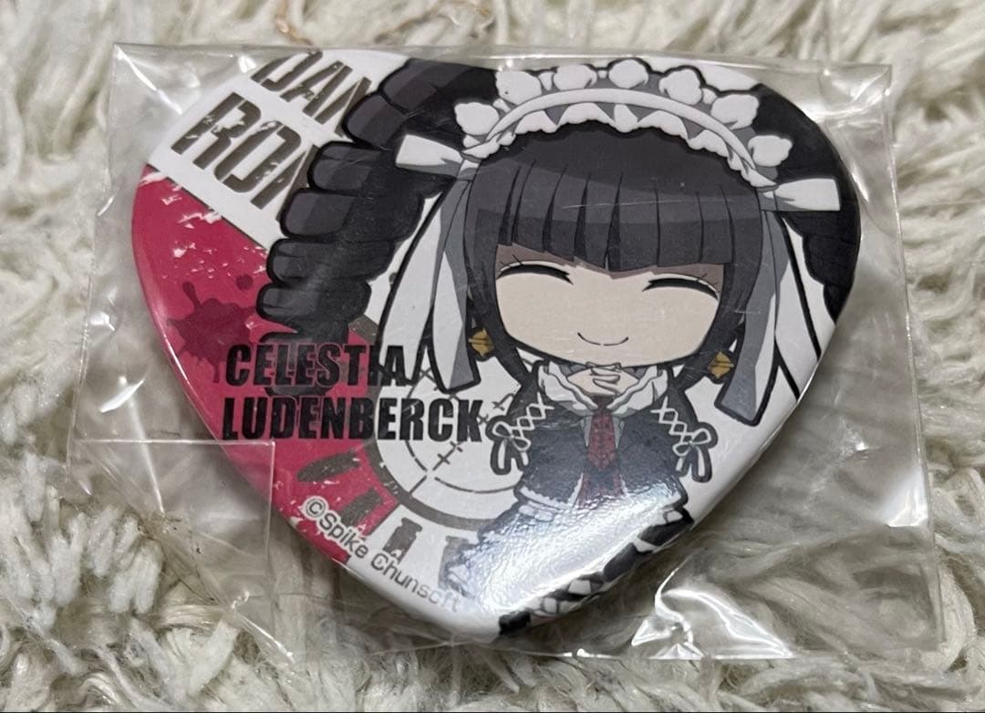 セレスティア・ルーデンベルク ハート型缶バッジ ダンガンロンパ