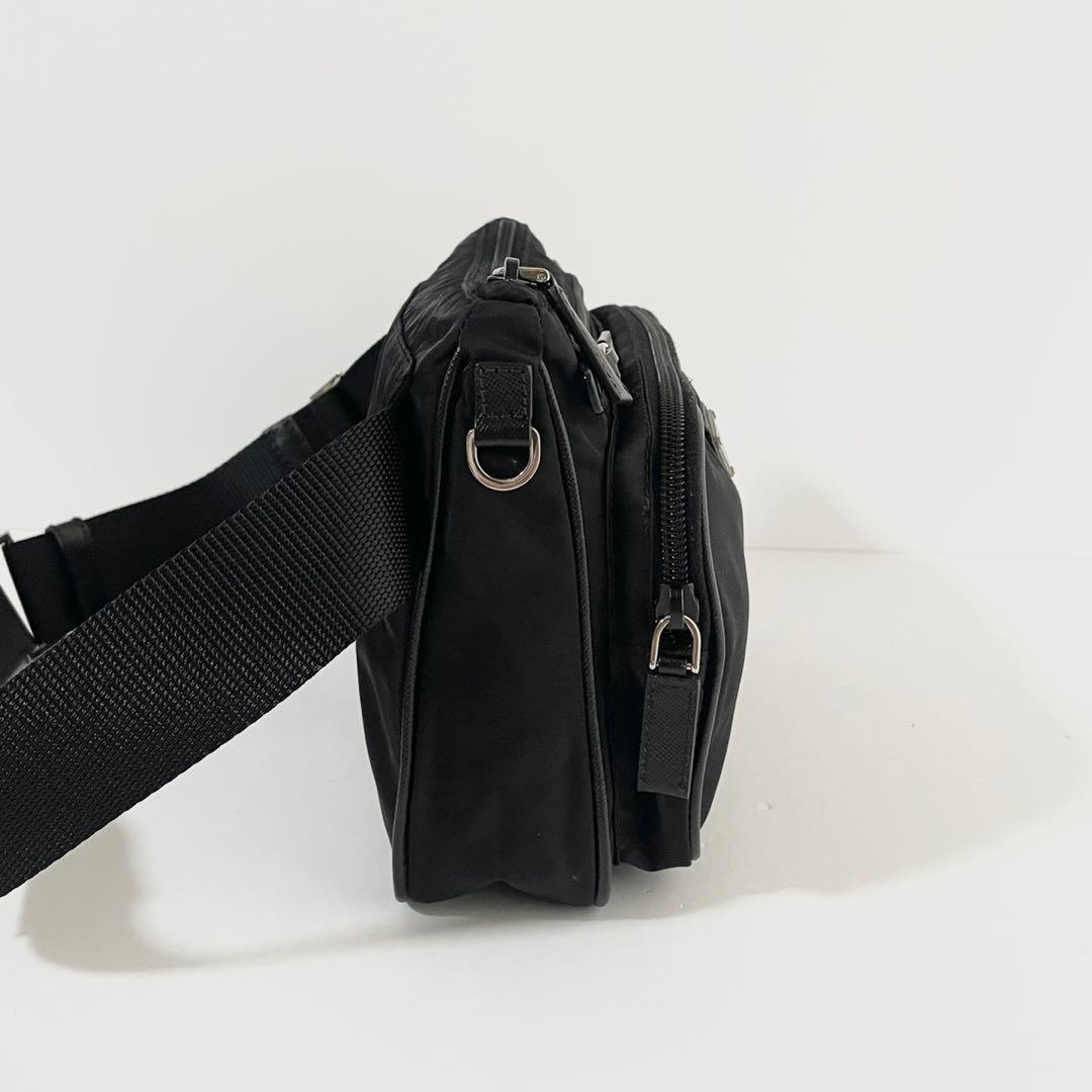 未使用級✨プラダ セカンドバッグ ナイロン サフィアーノ MV28 Gカード