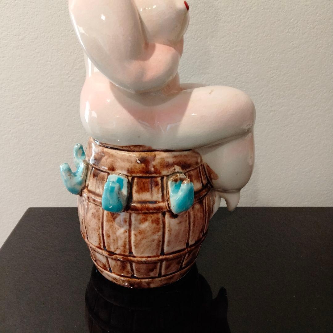 50s ピンナップ デカンタ エロ ビンテージ 樽 大サイズ