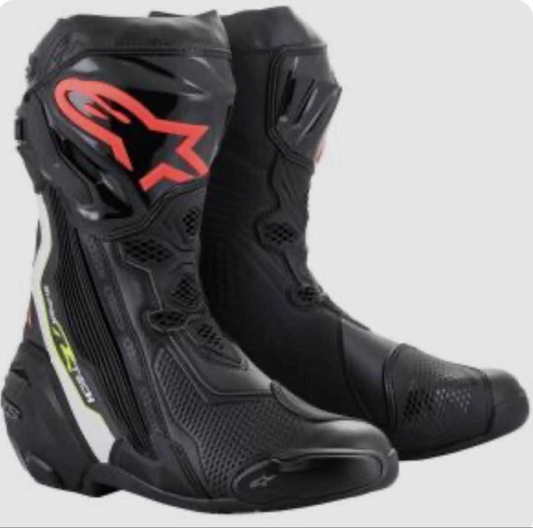 AlpinestarsSUPERTECH-R v2 ブーツ サイズ41値下げ Alpinestars Supertech R V2 Boots - Sportbike Track Gear