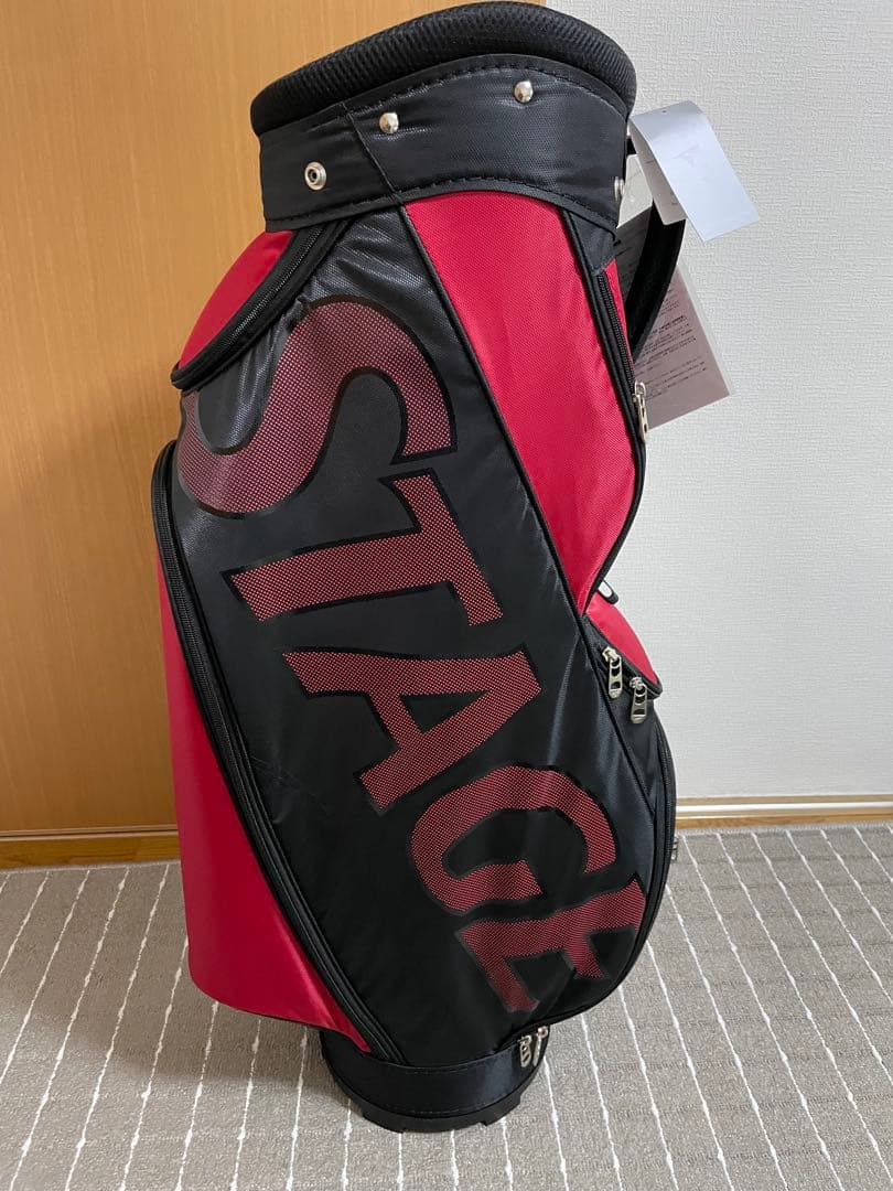 TourStage キャディバッグ 赤黒 希少】TOURSTAGE プロ仕様レプリカ