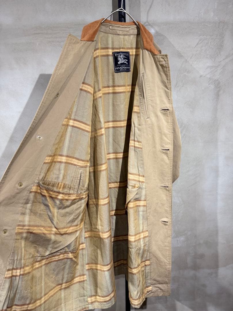 70s vintage burberry balmacaan coat 一枚袖 - メルカリ