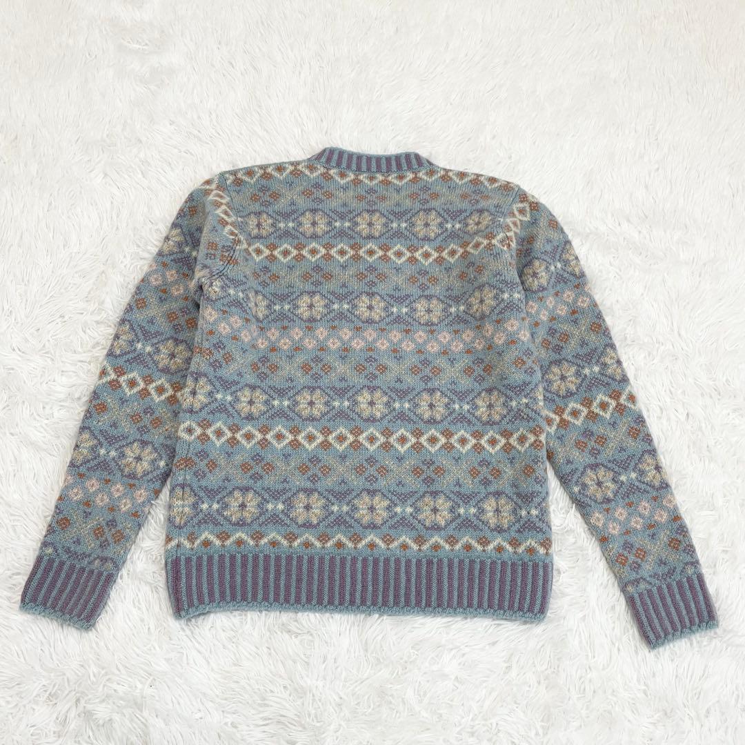 ジャミーソンズ×マドモアゼルノンノン カーディガン・フェアアイル柄