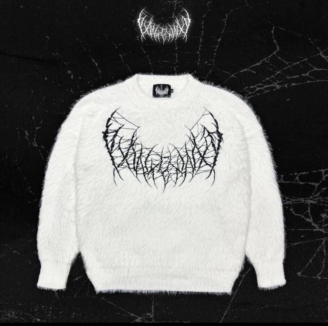 Pxrge Trxxxper着用 YXNGBRATZ Logo Knit - メルカリ